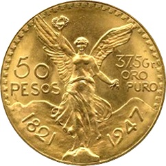 メキシコ・ペソ金貨