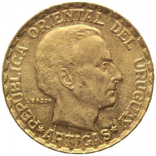 ウルグアイ・ペソ金貨