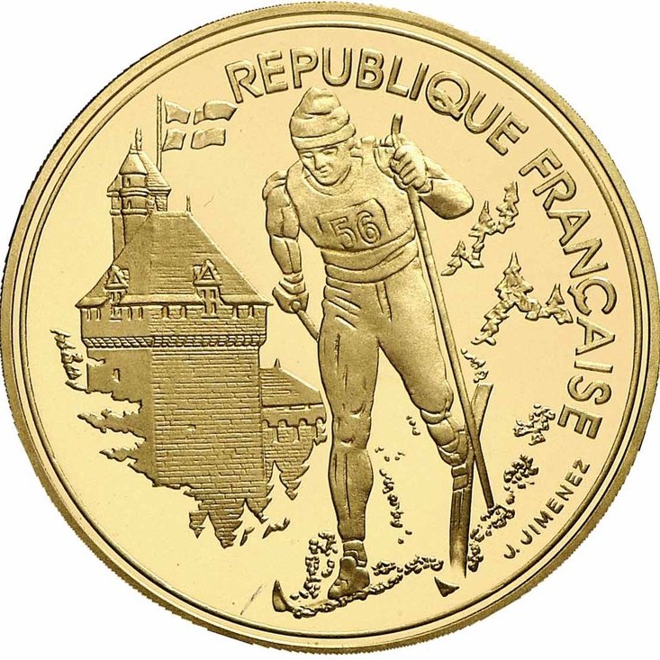 アルベールビル五輪記念金貨