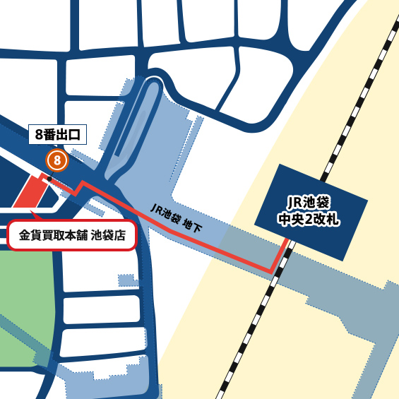池袋店アクセスMAP
