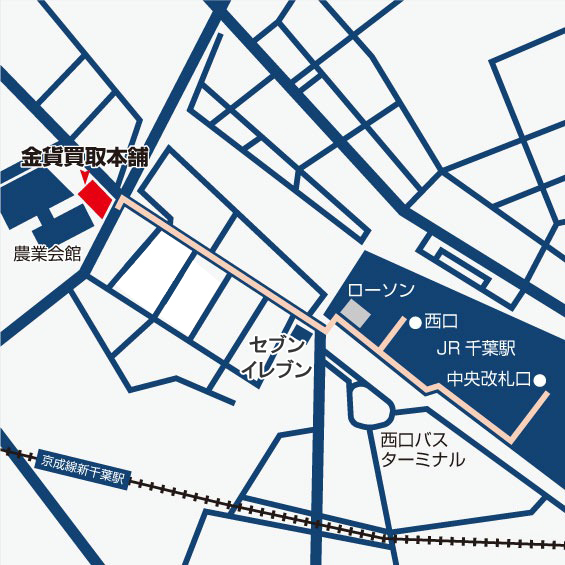 千葉店アクセスMAP