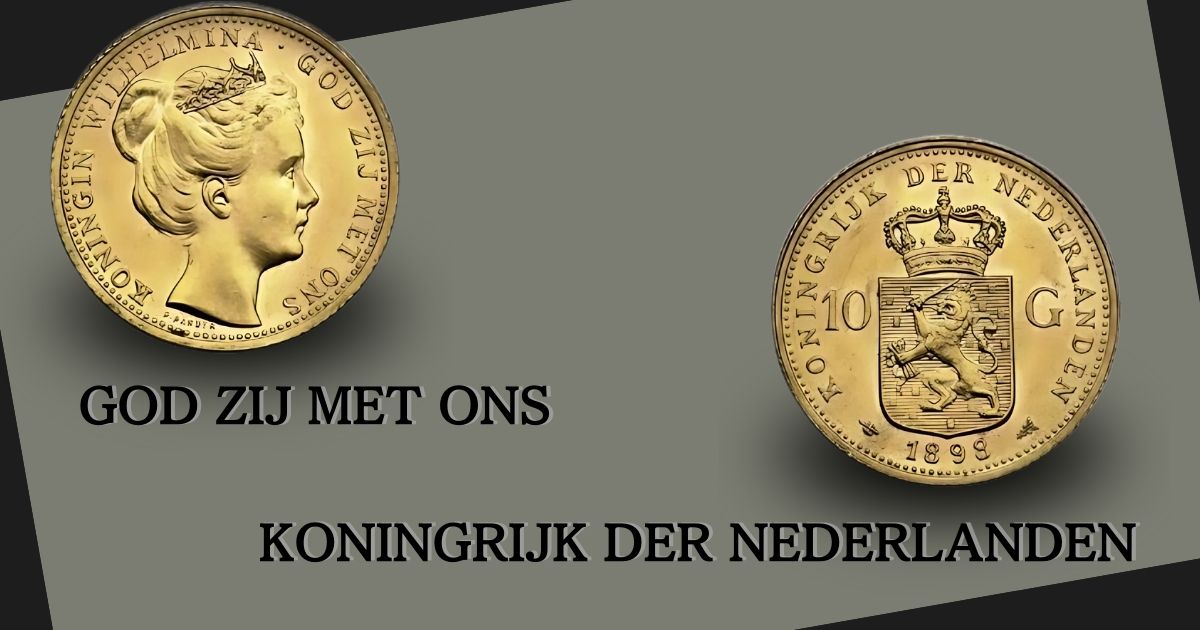 オランダ10グルデン金貨のデザイン