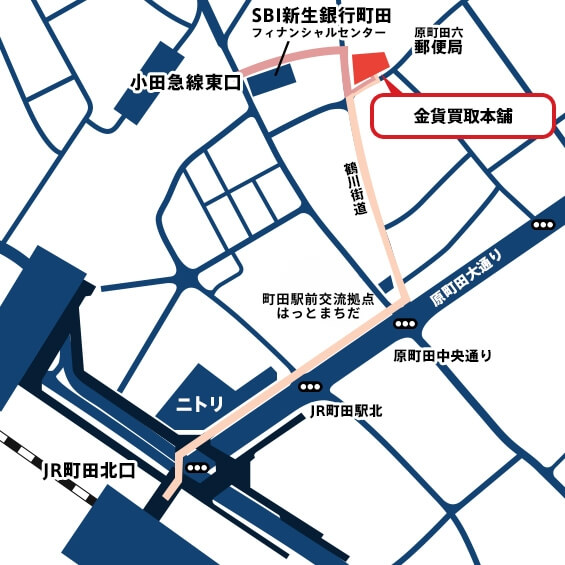 町田店アクセスMAP