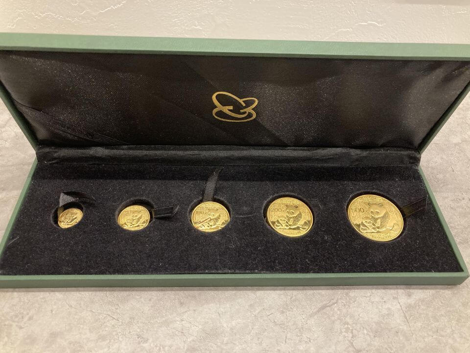 パンダ金貨の偽物実例