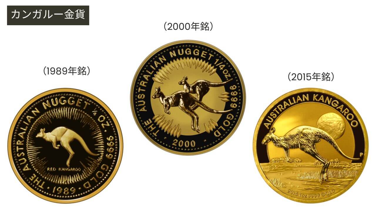 カンガルー金貨のデザイン