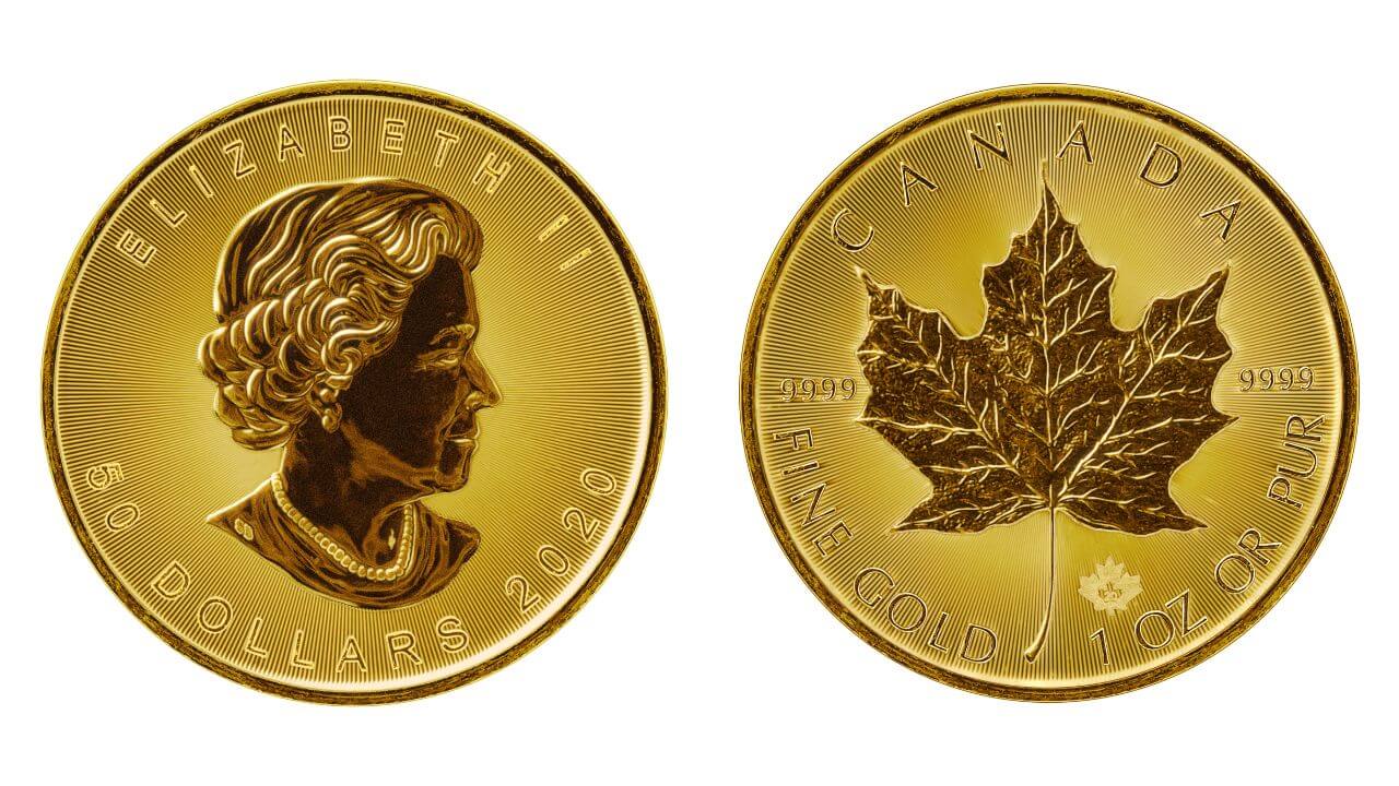 メイプルリーフ金貨（2020年銘）