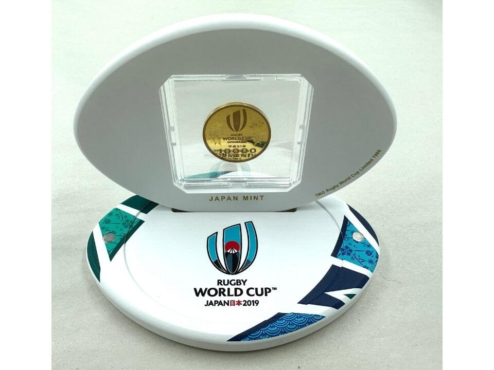 2019年ラグビーワールドカップ1万円金貨