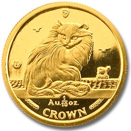 マン島キャット金貨 1/10oz(オンス)の買取価格｜金貨買取本舗