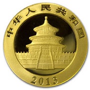 パンダ金貨 1/10oz(オンス)｜裏