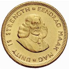 南アフリカ共和国 1ランド金貨｜表