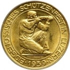 スイス 1939年 射撃祭記念 100フラン金貨｜表