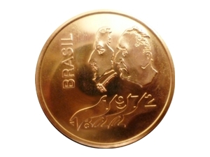 ブラジル独立150年記念金貨