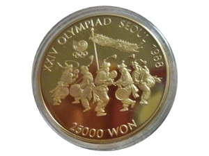 ソウルオリンピック記念金貨 25000ウォン プルーフ金貨
