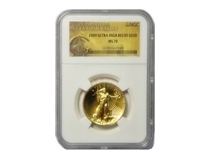 NGC ウルトラハイレリーフ金貨 MS70