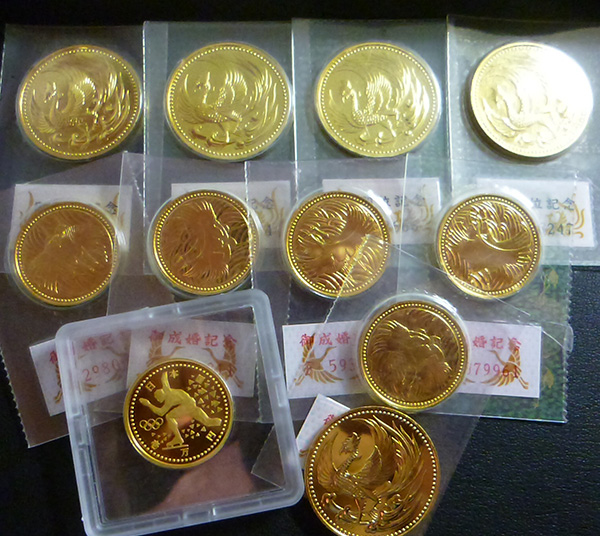 高く買取可能な日本記念金貨の画像