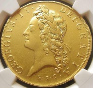 ジョージ2世の美品ギニー金貨