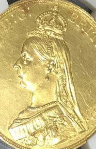 ヴィクトリア女王5ポンド金貨
