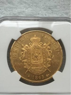 ナポレオン3世 100フラン金貨