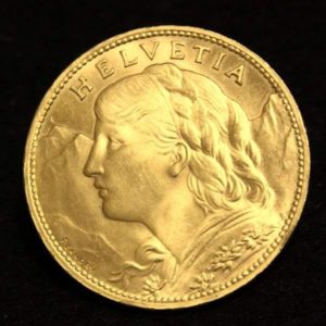 スイス 100フラン アルプスの少女 プレネリ金貨