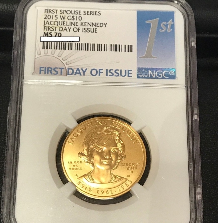 ジャクリン ケネディ ファーストスパウズ 10ドル 金貨