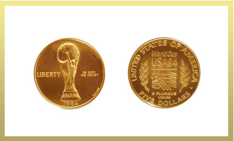 割引購入 1994FIFAサッカーワールドカップUSAアメリカ記念コイン 