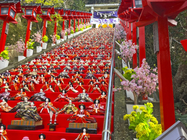 遠見岬神社 勝浦ビッグひな祭り