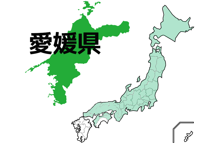 愛媛県地図