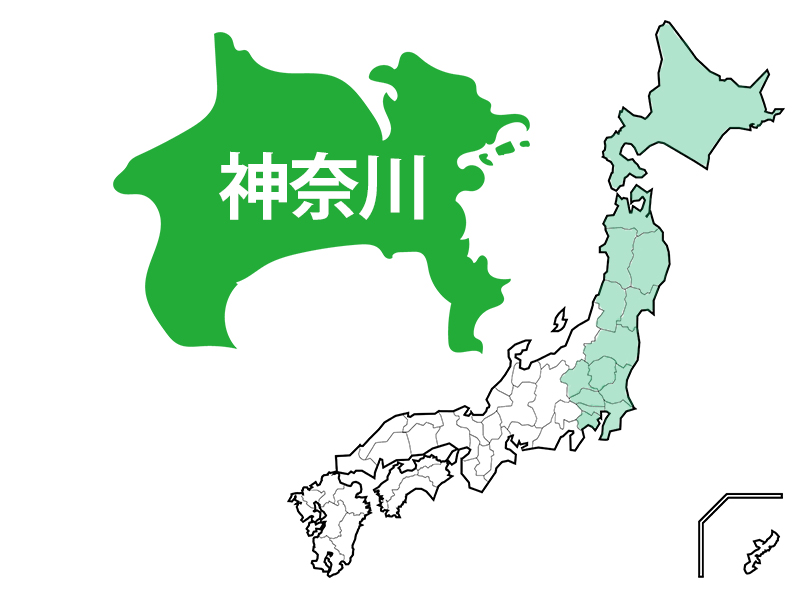 神奈川県地図