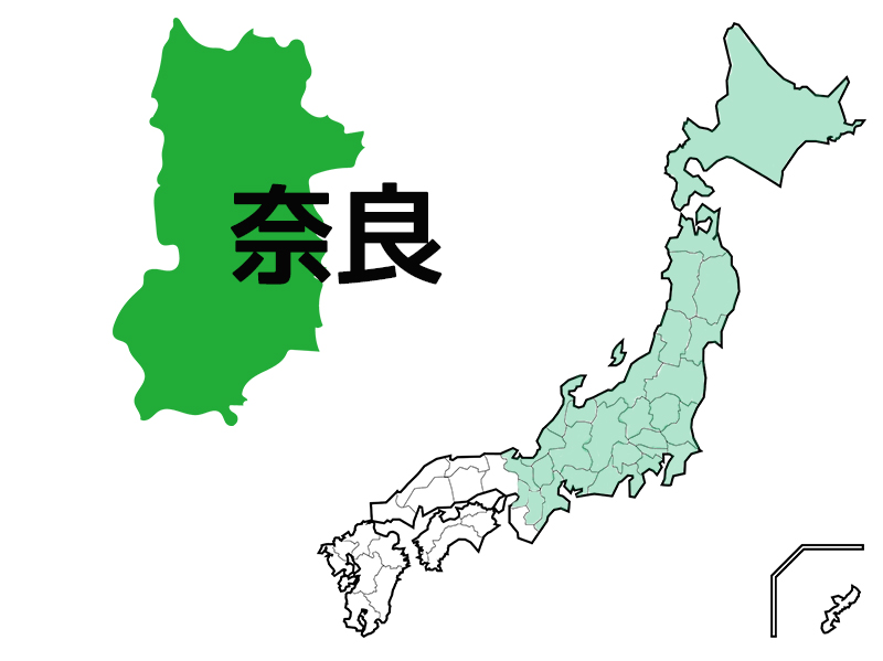 奈良県地図