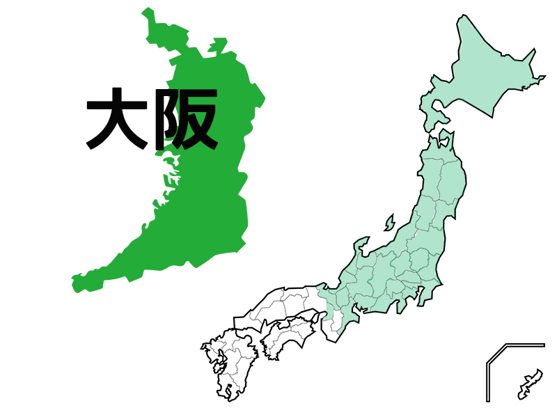 大阪府地図