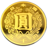 近代通貨制度150周年記念5千円金貨｜表