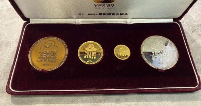 買取実績】1989年 横浜博覧会公式記念メダル｜金貨買取本舗
