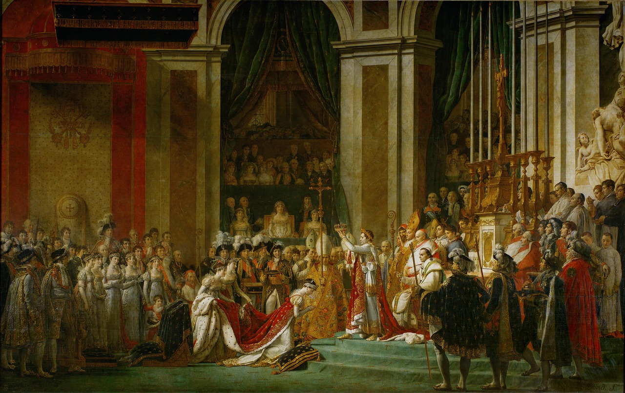 ナポレオン1世戴冠式画像